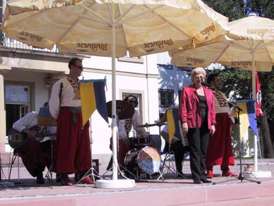 Die Dolmetscherin Irina führte durch das Programm