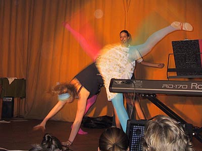 Akrobatische Einlage