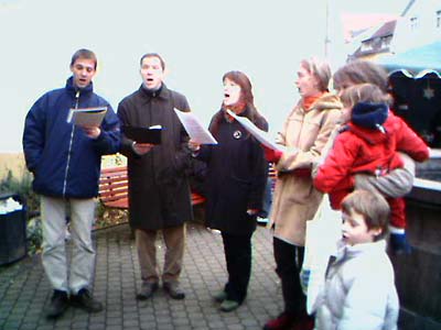 Die Sänger/innen des rorchor