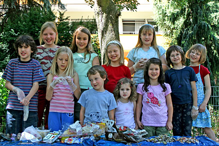 Die Kinder mit Ihrer