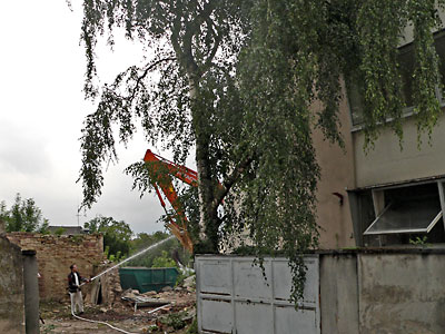 Sicht von der Leimer Straße