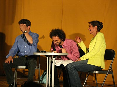 Bei der Zugabe: alle lachen