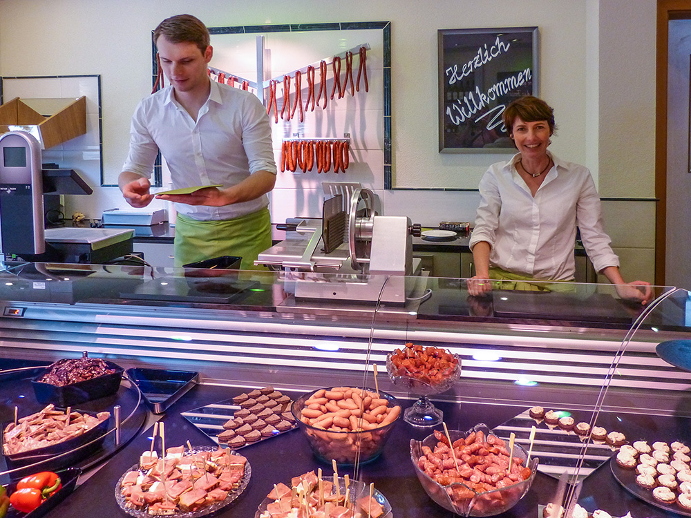 Blick in den Verkaufsraum