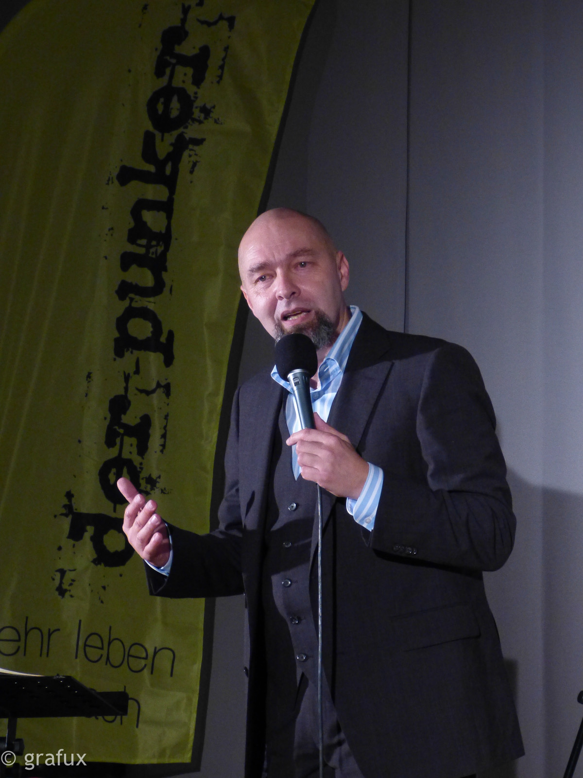 Arnim Töpel auf der Bühne Arnim Töpel auf der Bühne