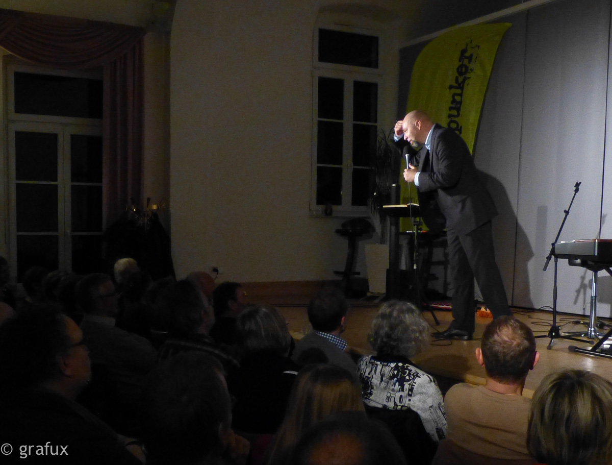 Arnim Töpel auf der Bühne Arnim Töpel auf der Bühne