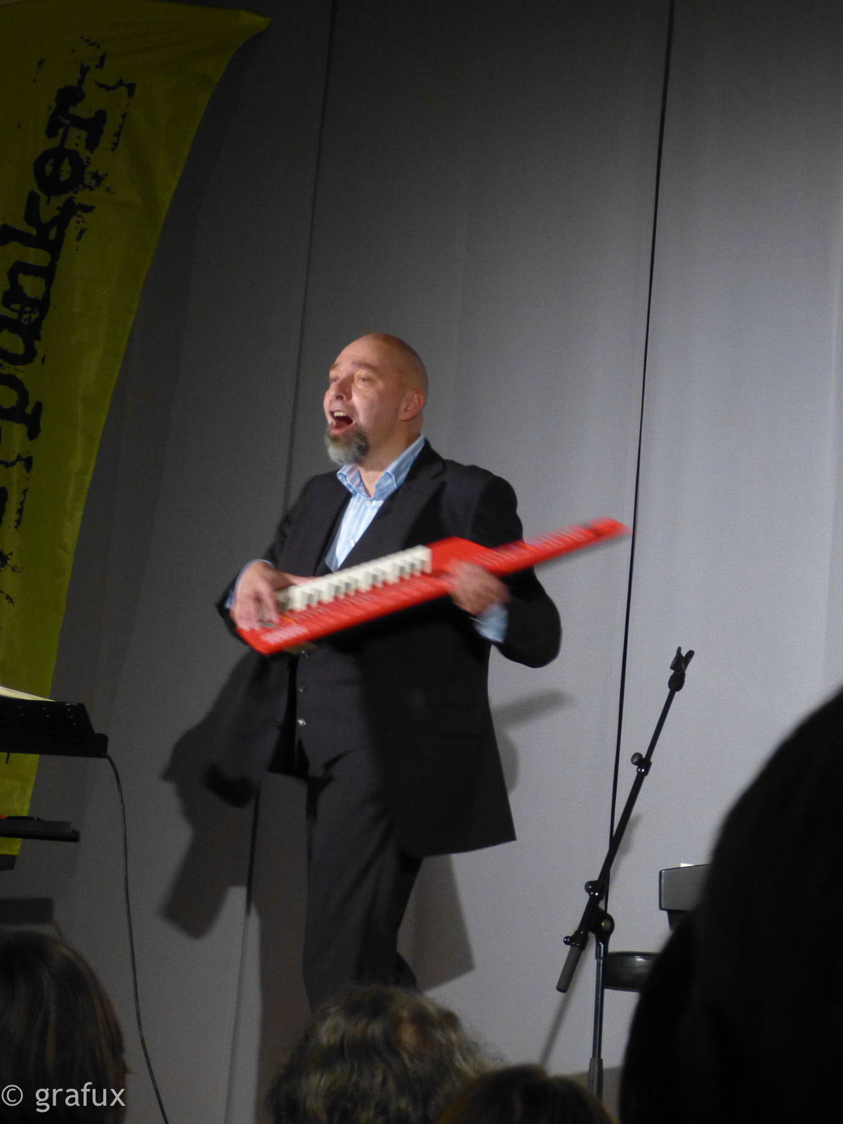 Arnim Töpel auf der Bühne Arnim Töpel auf der Bühne